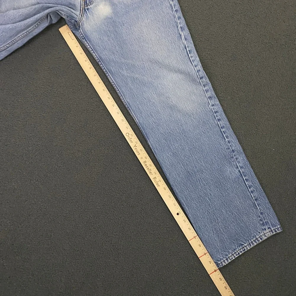Levis 501 Jeans FITS 34x30 Blue Vintage 80s Made in USA Button Fly Classic Denim